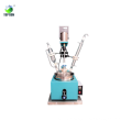 High Quality Lab Use Mini Chemical Jacketed Glass Reactor 2L,50-800rpm